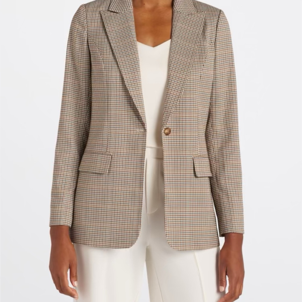 Skies are Blue Plaid Blazer